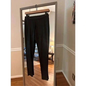 Express Black Faux Leather Leggings Small